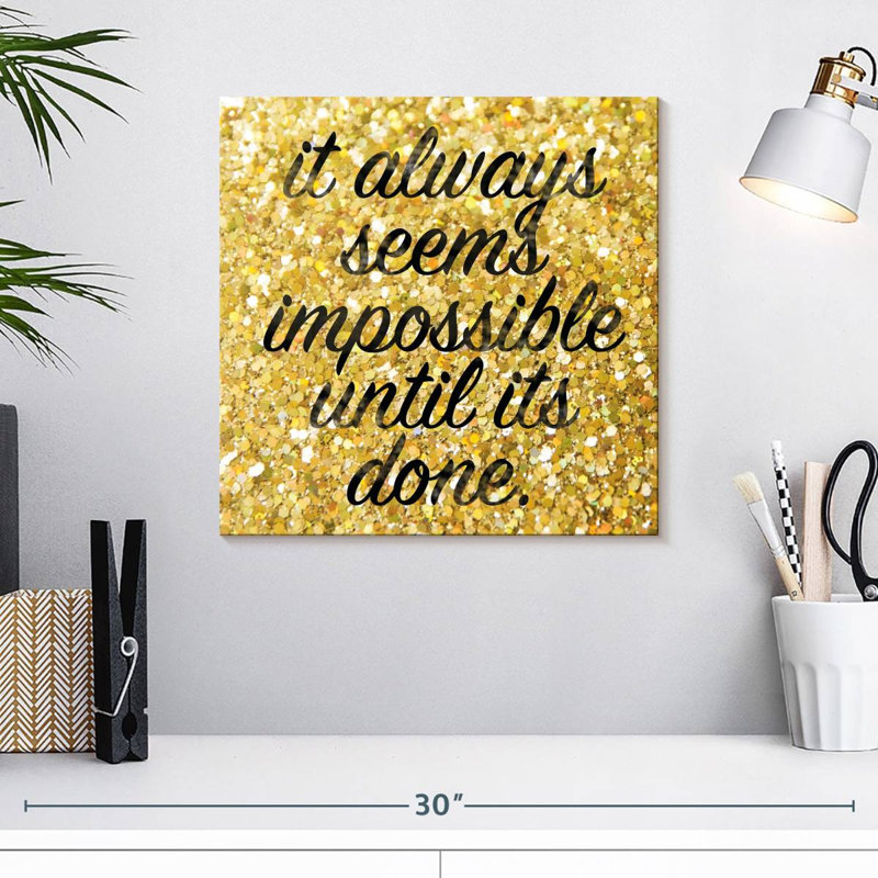 Tergel Just Do It, 16" H x 16" W