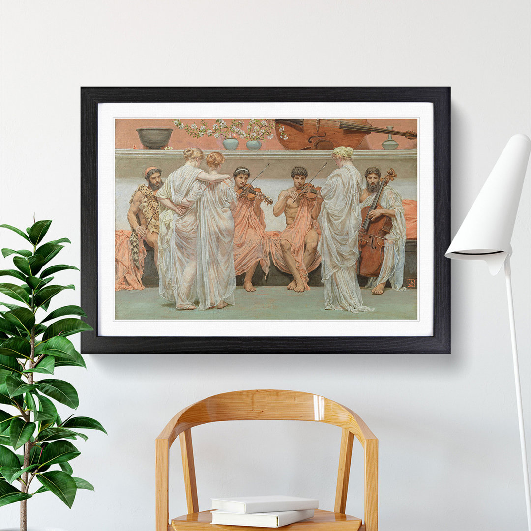 A Quartet by Lawrence Alma-Tadema - Picture Frame Painting