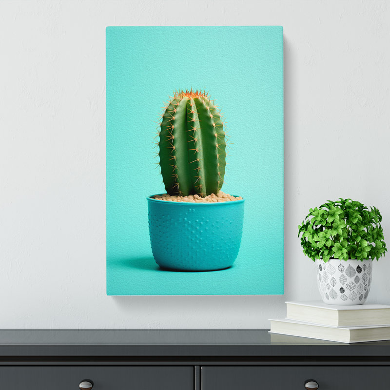Cactus Minimalism - Print, 50cm H x 35cm W x 3cm D