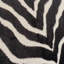 Housse et insert de coussin carré noir zébré-1068519689