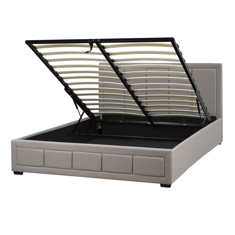 Grand lit plateforme