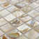 Conchella Square Natural 12" x 12" Natural Shell Mosaic Wall Tile