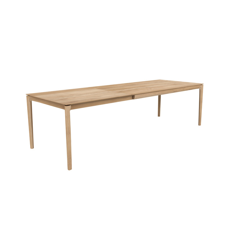 Bok Solid Wood Dining Table, 30"H x 110.2"L x 39.5"W, Black