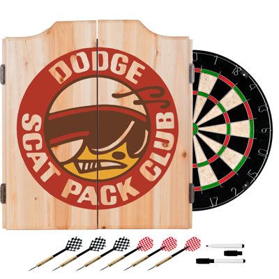 Ensemble de jeu de fléchettes et cabinets Dodge Scat Pack Club