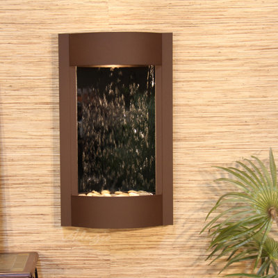 Serene Waters Acrylic Waterfall Fountain with Light