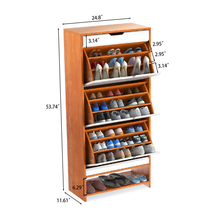 30 Pair Shoe Storage Cabinet Latitude Run