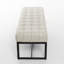 Genuine Leather Upholstered Bench-1468055046