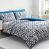 Microfiber Floral Duvet Cover Set