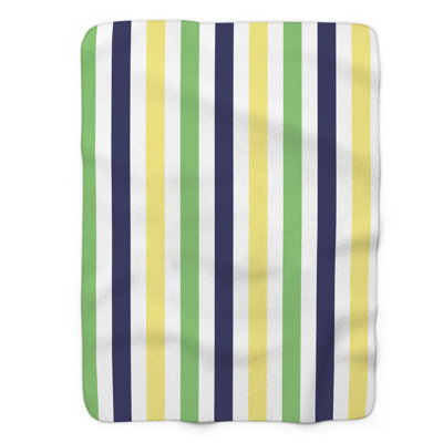 Zesty Citrus - couverture sherpa de qualité supérieure 1 pièce