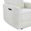 Fauteuil inclinable électrique en cuir véritable Leena-111720662