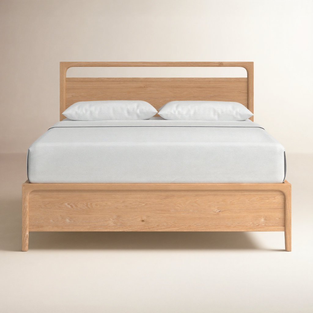 Rory Solid Wood Oak Bed, California King