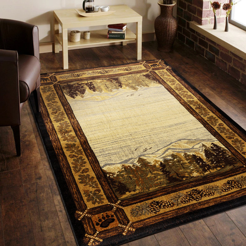 Tapis en polypropylène avec envers en jute, Rectangle 7 pi 10 po x 10 pi 3 po