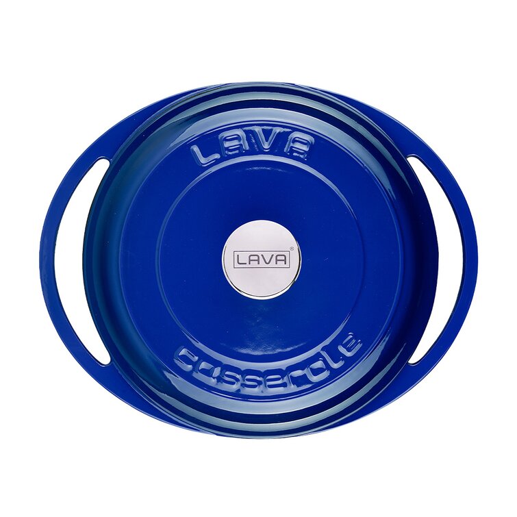 LAVA 3.7 Quart Enameled Cast Iron Braiser: Multipurpose Stylish