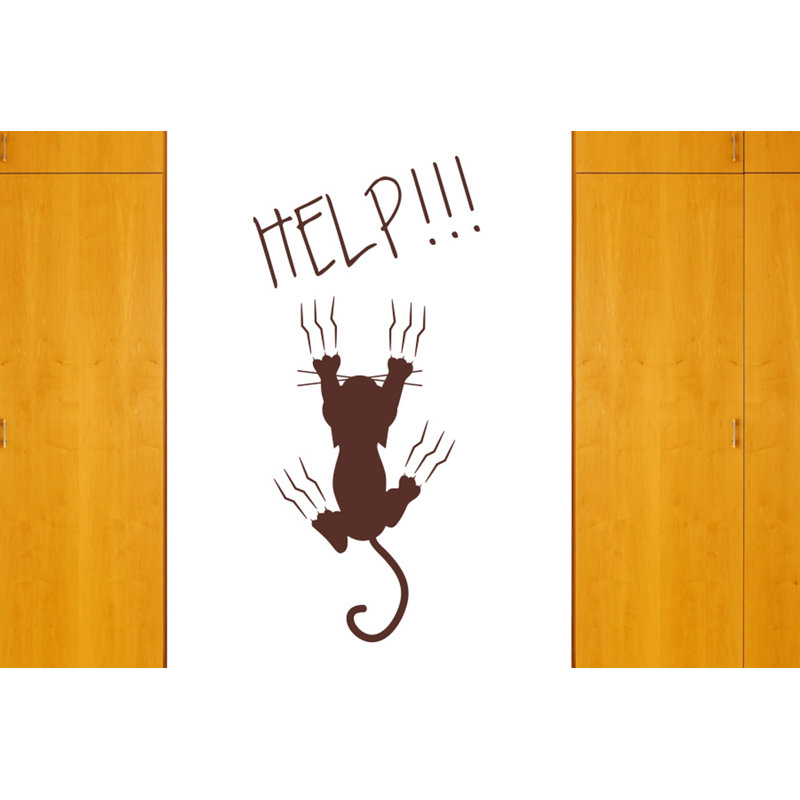Animals Wall Decal, Brown, Medium