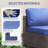 7-Piece PE Wicker Modular Sectional Sofa Set with Soft Cushions & Glass Coffee Table for Patio, Garden, or Porch-593842618-593842623