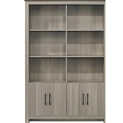 47"W Bookcase Shelf with Cabinet Doors