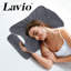  Ergonomic Butterfly Neck Pillow for Side Back Stomach Sleepers Washable