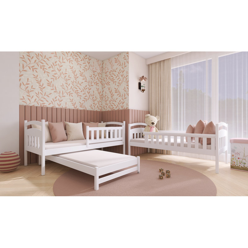 Nickolas Kids EU Single - 90 X 200 Cm Bunk Bed with Trundle