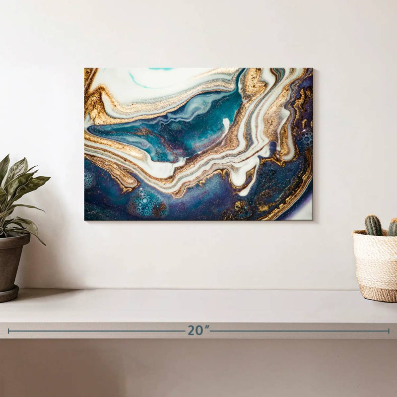 Avery Agate Ripples Abstract, H 8 po x l 12 po