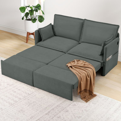 2 Seater Fabric Sofa Bed