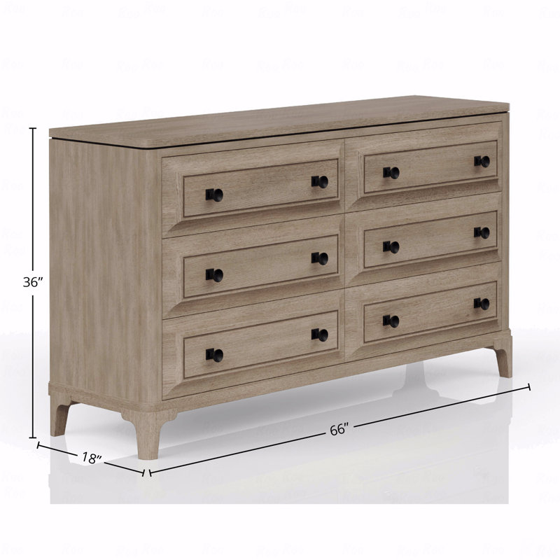 Commode 6 tiroirs, moderne