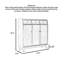 Durable Solid Wood Shoe Cabinet with Ventilated Design