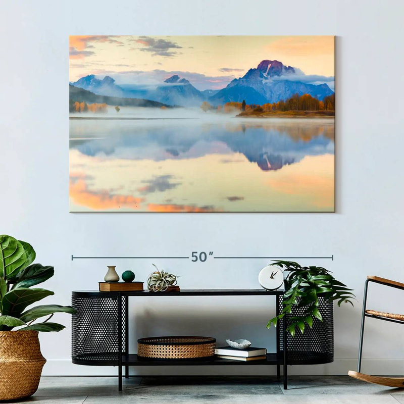 Alvord Hazy Grand Teton, H 34 po x l 51 po
