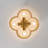 4-Light Hand Woven Rope Semi-Flush Mount Ceiling Light
