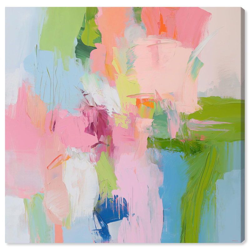 "Dynamic Brushwork", reproduction colorée sur toile par Art Remedy, Toile tendue, H 30 po x l 30 po