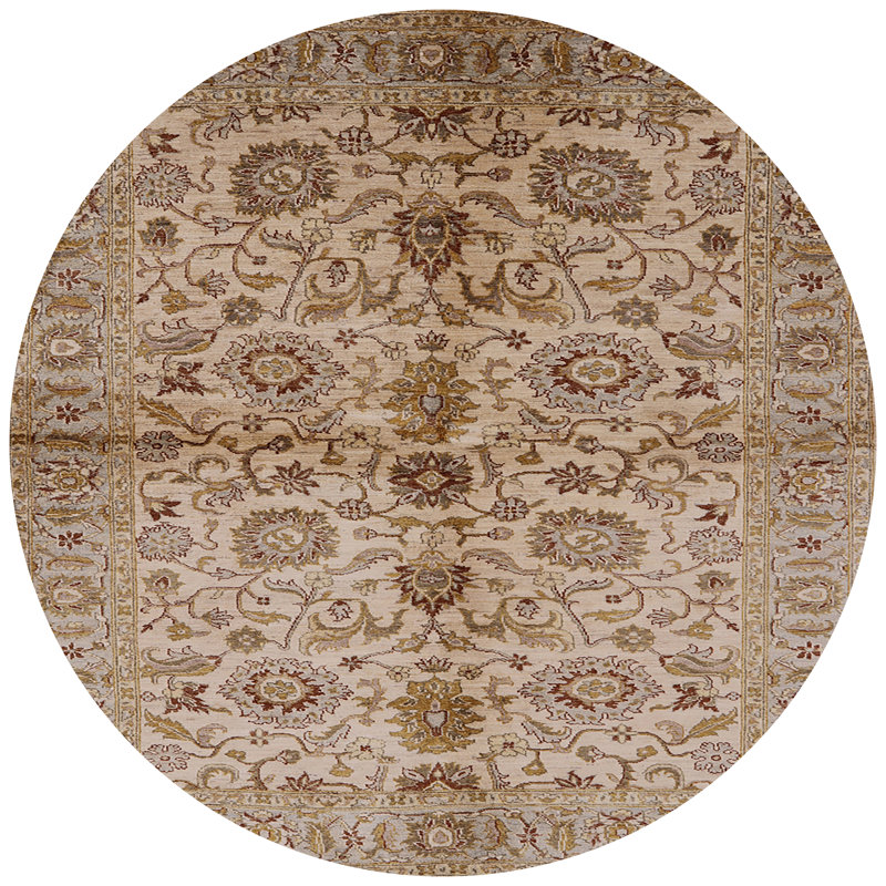 Tapis oriental doré Castaldo, Rond 4 pi