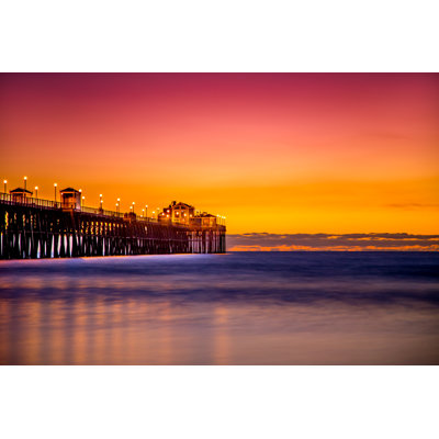 «Oceanside Sunset» par Pixelsbyjom - Photographie sur toile tendue