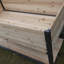 Lit de culture polyvalent en fer et en bois avec de multiples avantages