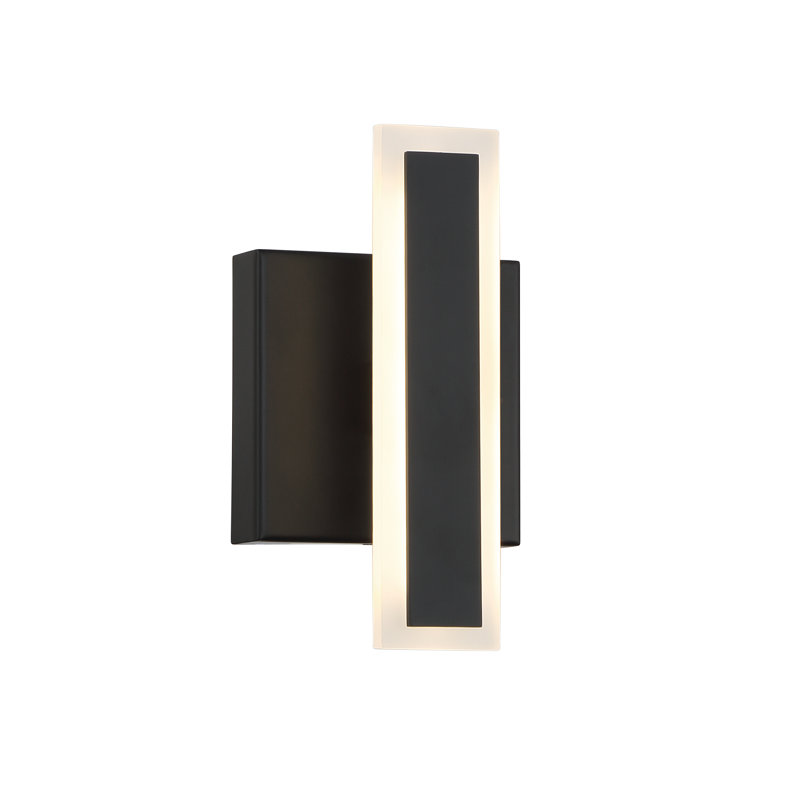 Mohandas 1 Light LED Wall Sconce In Coal Finish