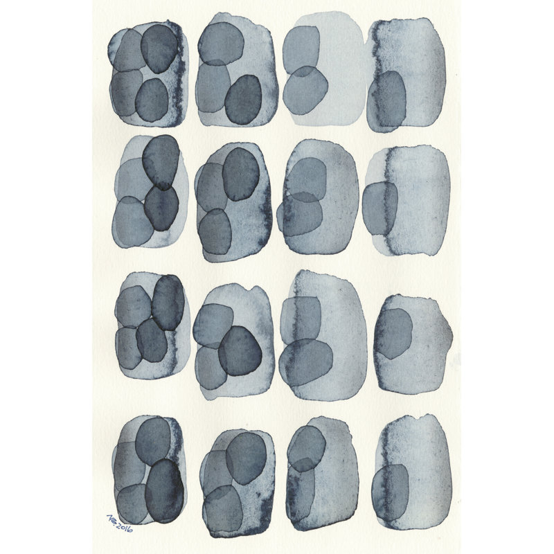 Indigo Four by Nikki Galapon - Wrapped Canvas Print, 91cm H x 61cm W