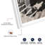Décoration de plage «Beach Hat Reader Shadowbox» par Notoriart, cadre blanc, 31 x 46-159797892-159797894