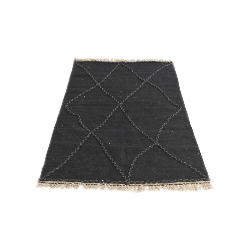 Odell Black Rug