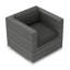 District Outdoor Lounge Chair-834916060