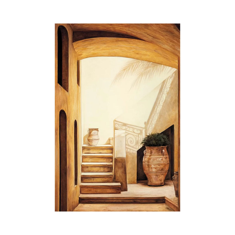 Casa Del Sol by Eduardo - Wrapped Canvas Painting, 30.48 cm H x 45.72 cm W
