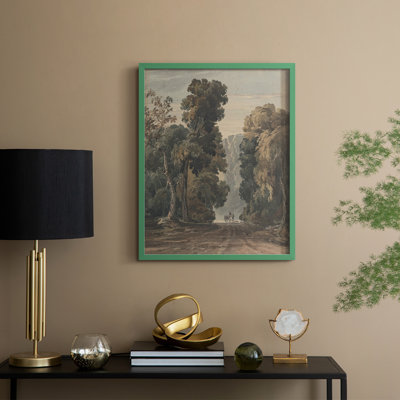 Vintage Landscape CXXX Framed Print - Solid Wood