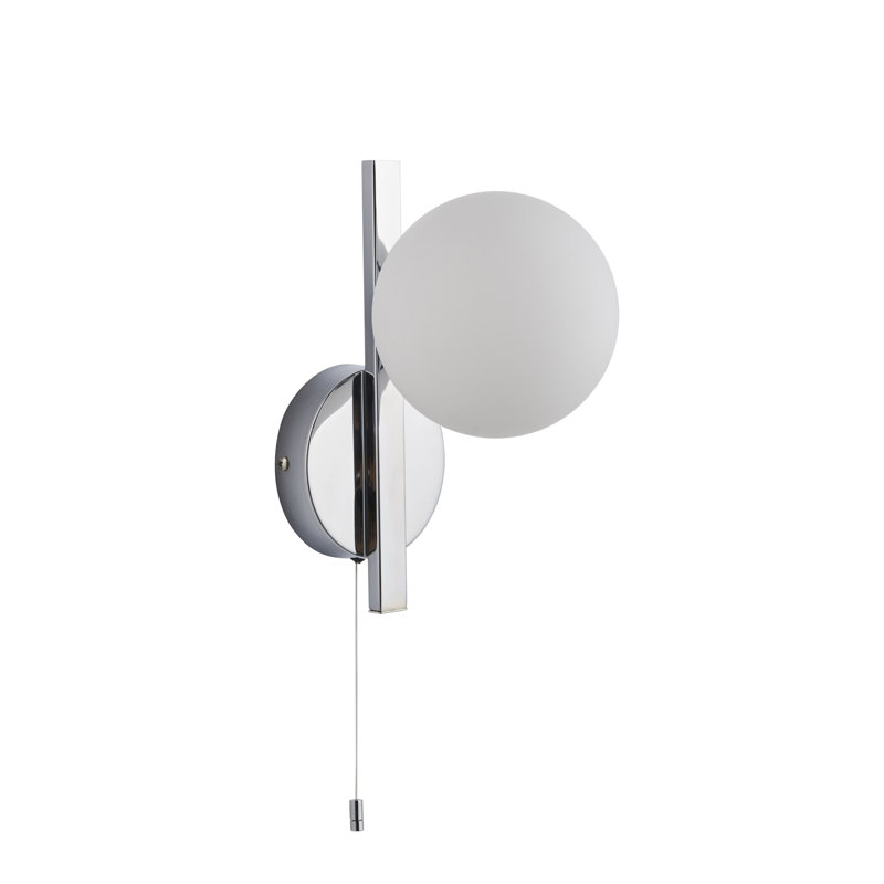 Spa 1-Light Bathroom Wall Light, Chrome