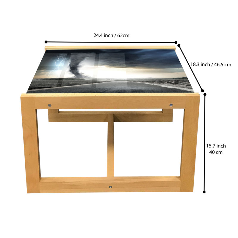 Jakobina Sled Coffee Table, 62cm H x 46cm W x 40cm D