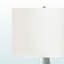 Lampe de table standard en céramique verte et abat-jour Eris, H 25,12 po x l 16,23 po x P 10,7 po-133740556