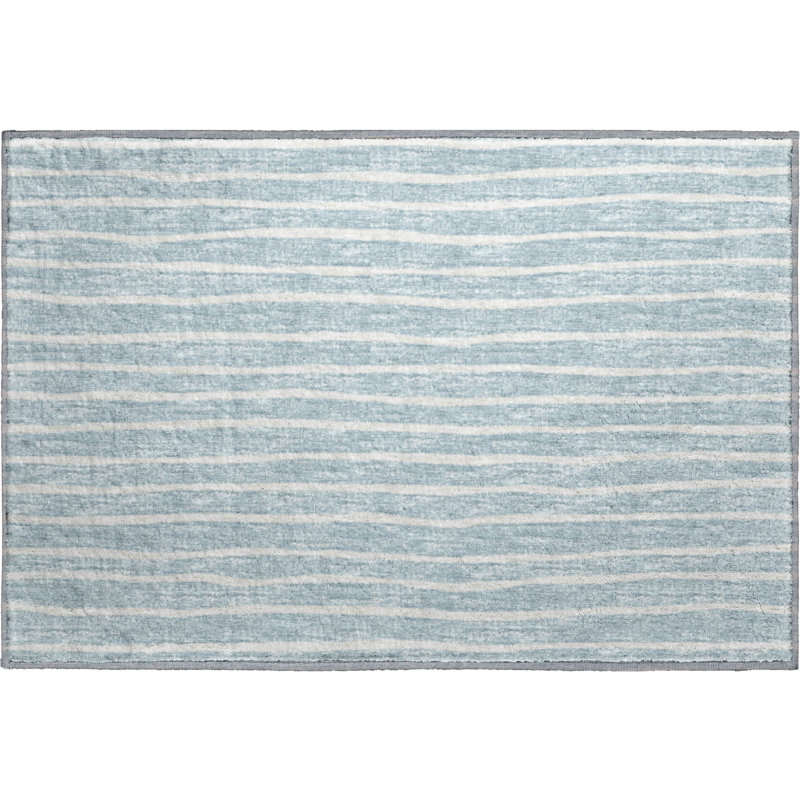 Premium Machine Washable Vaseem AMF138 Sky Rug, Rectangle 1'8" x 2'6"