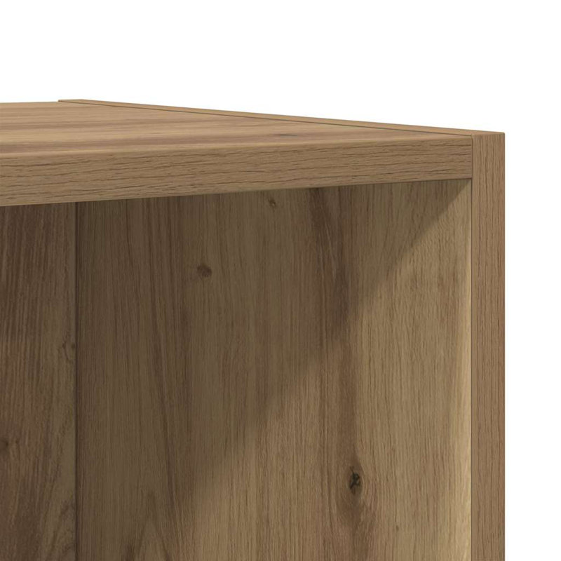Wall TV Cabinet 4 Pcs 37 X 37 X 72 Cm, Artisan Oak
