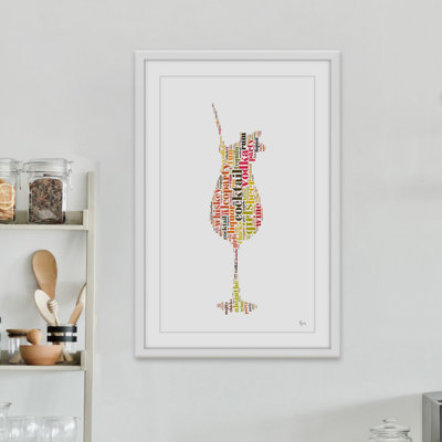 « cocktail party », reproduction d’art encadrée