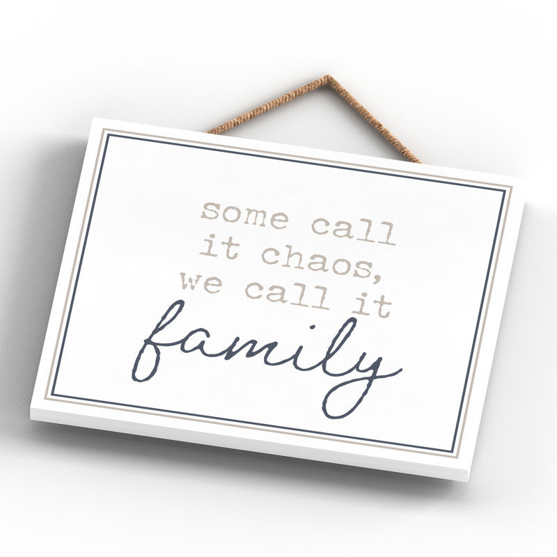Vivid Squid Wholesale Some Call It Chaos - No Frame Print on Wood