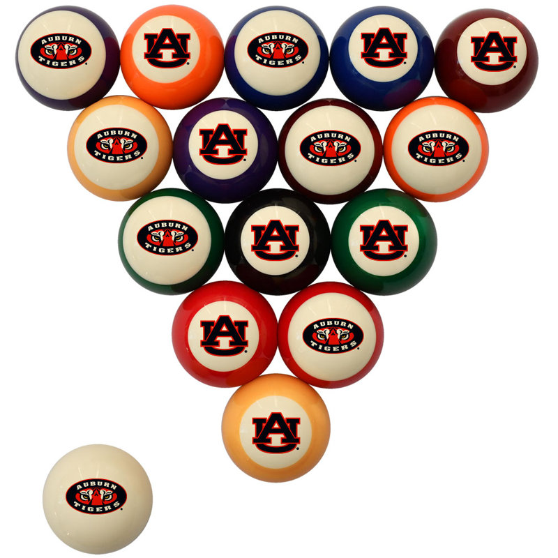 Auburn Tigers Billiard Ball Set