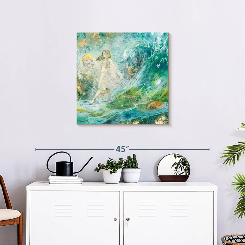 Kelan Wave Walker, 24" H x 24" W