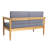 Wood With A Fashionable Outlook And Seating An Attractive Design Cushions