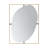Iron Frame Vertical Oval Mirror